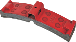 工程车合成闸瓦 Composite Brake Shoe for Rail Car