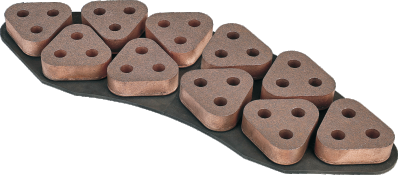 动车粉末冶金闸片 Sintered Brake Pad for High-speed Train