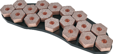动车粉末冶金闸片 Sintered Brake Pad for High-speed Train