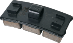 工程车粉末冶金闸瓦 Sintered Brake Shoe for Rail Car